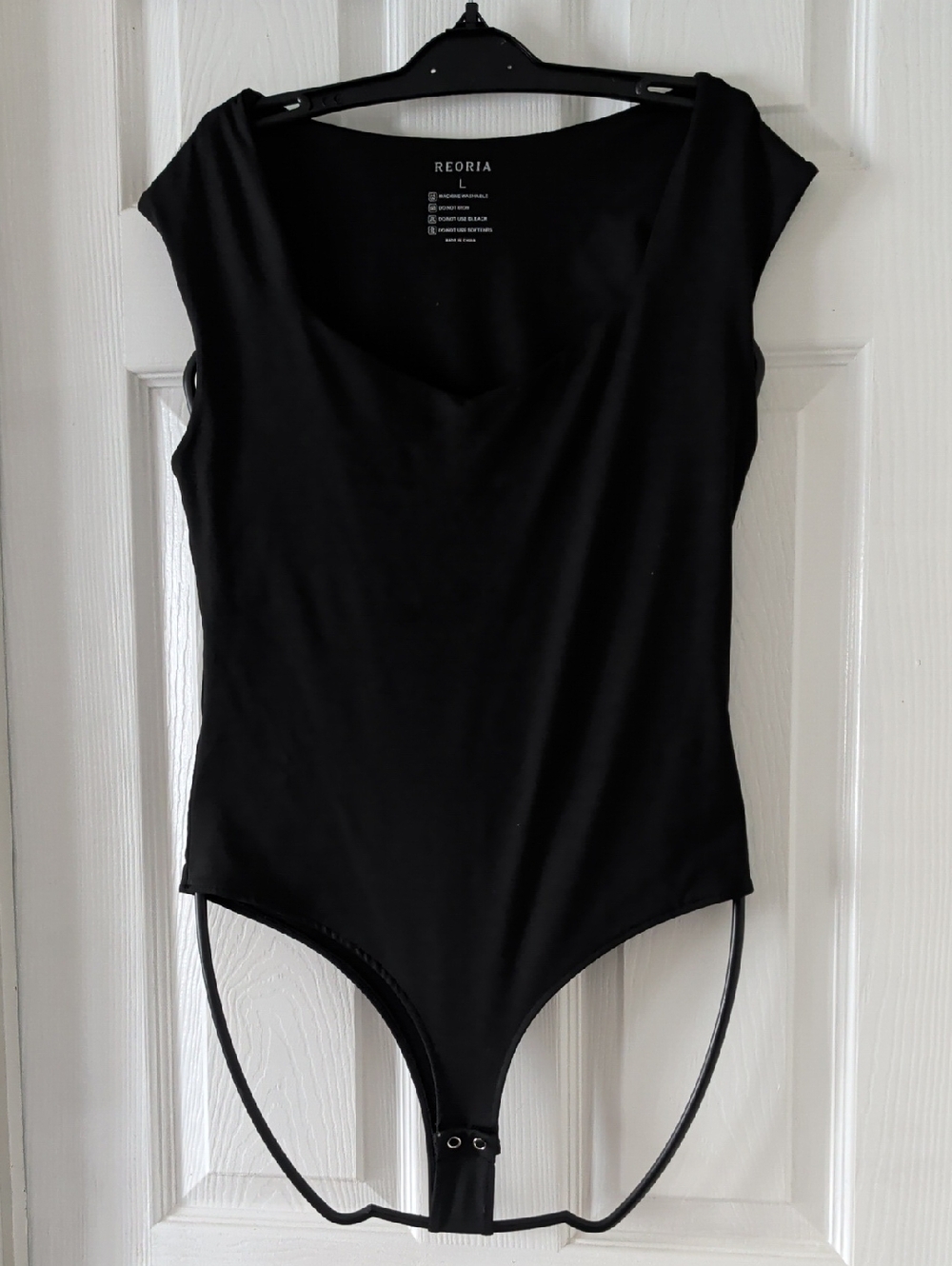ReoRia Black Bodysuit